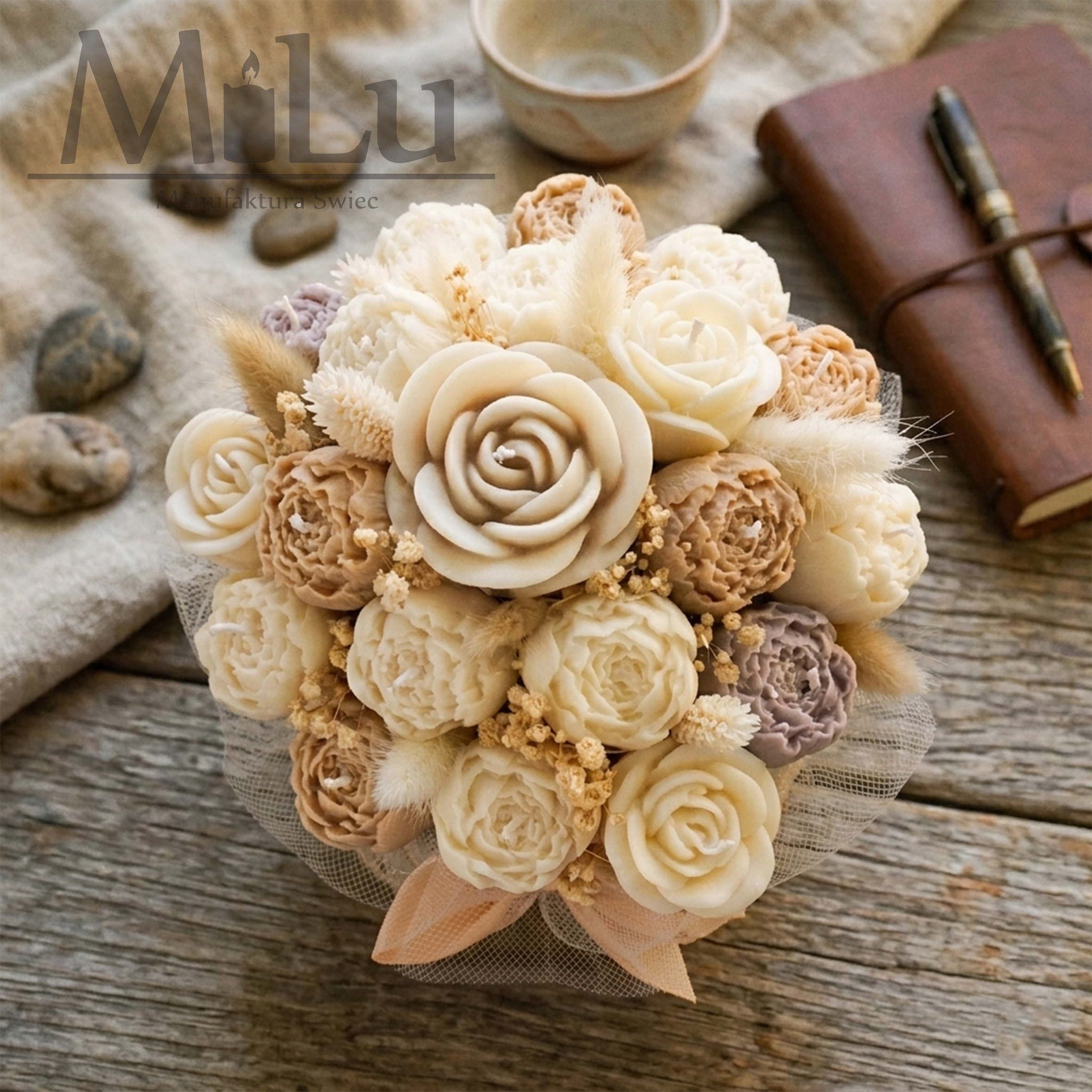 Beżowa Klasyka Elegancji L - obrazek 2