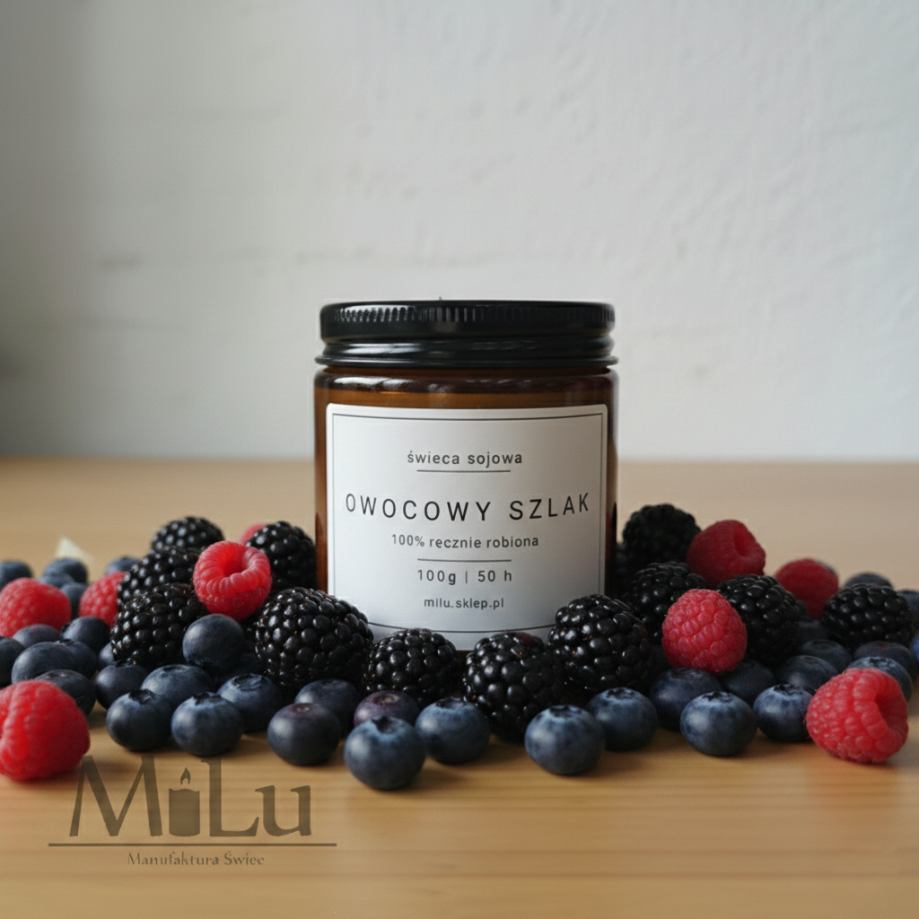 Owocowy Szlak świeca sojowa 100 ml