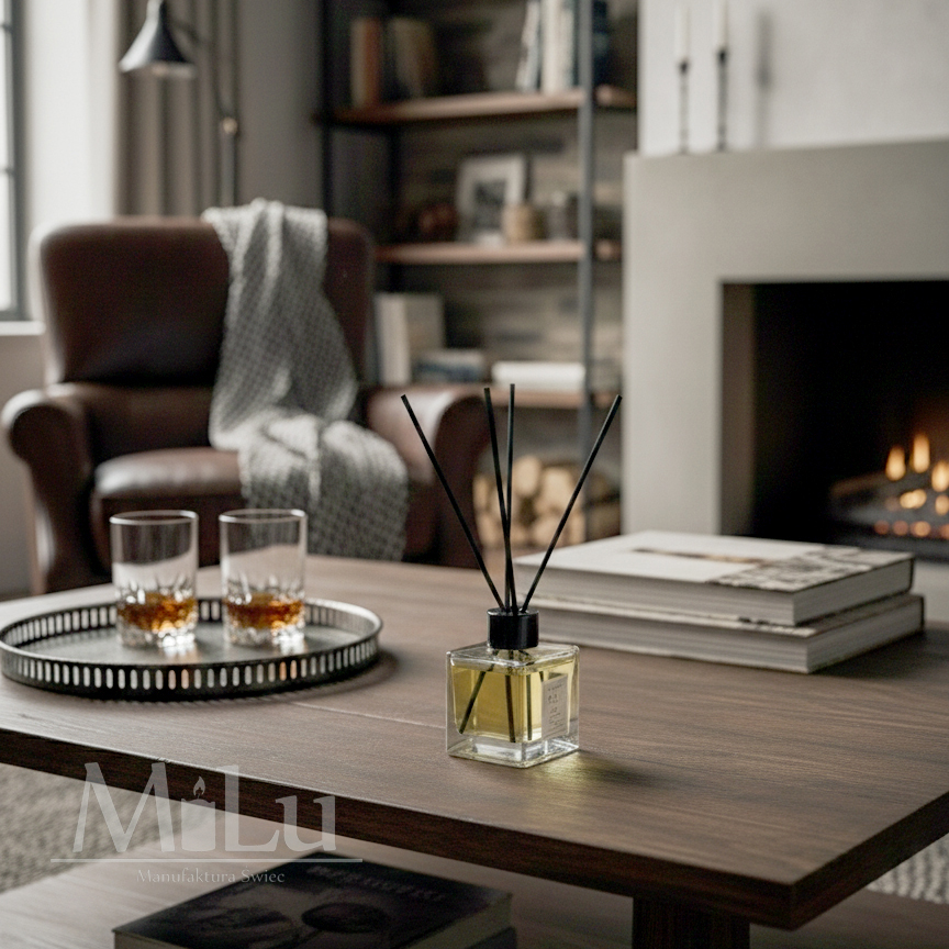 Zestaw Prezentowy "Męski Rytuał" – Dyfuzory i Świeca Sojowa - obrazek 2