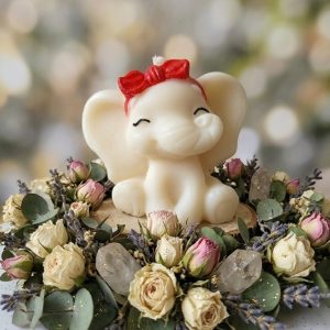 Radość w Czerwonej Kokardzie świeca sojowa