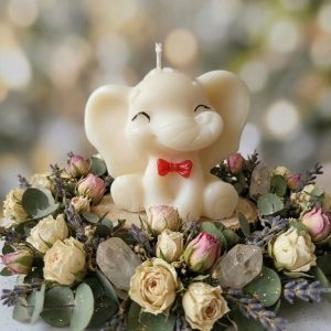 Słonik Szczęścia świeca sojowa